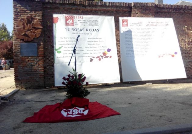 Homenaje a las Trece Rosas en el 75 aniversario de su asesinato