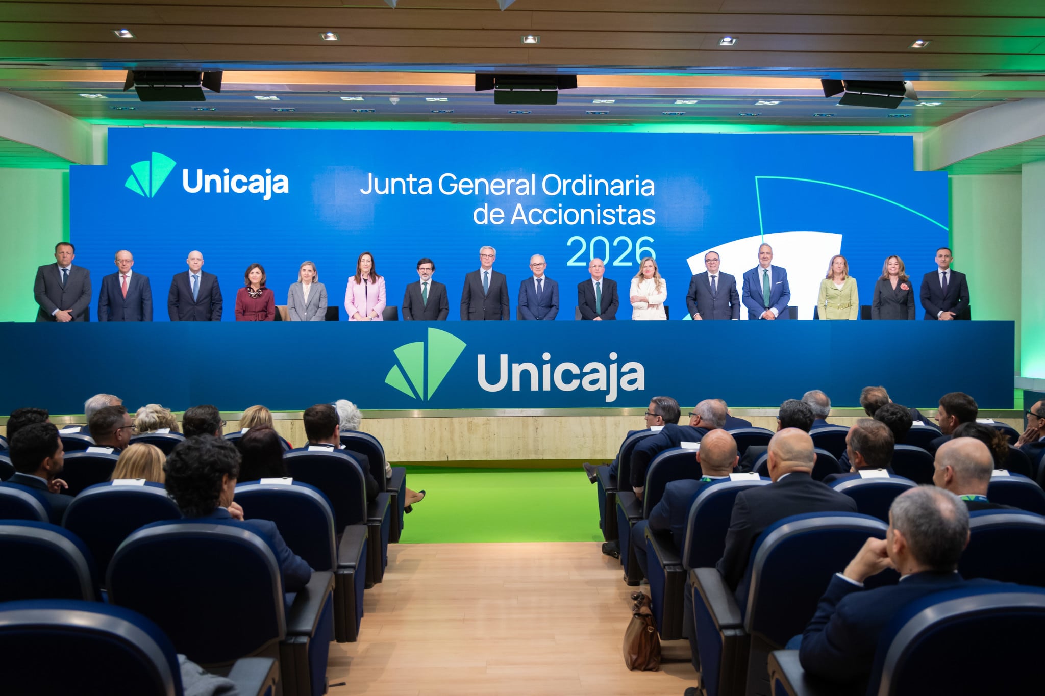 Junta General de Accionistas de Unicaja reunida este jueves en Málaga