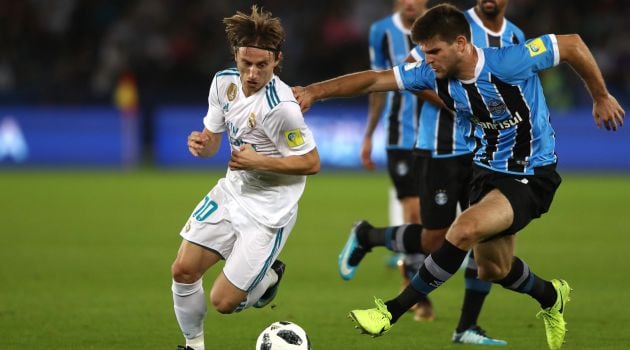 Luka Modric, uno de los destacados del partido