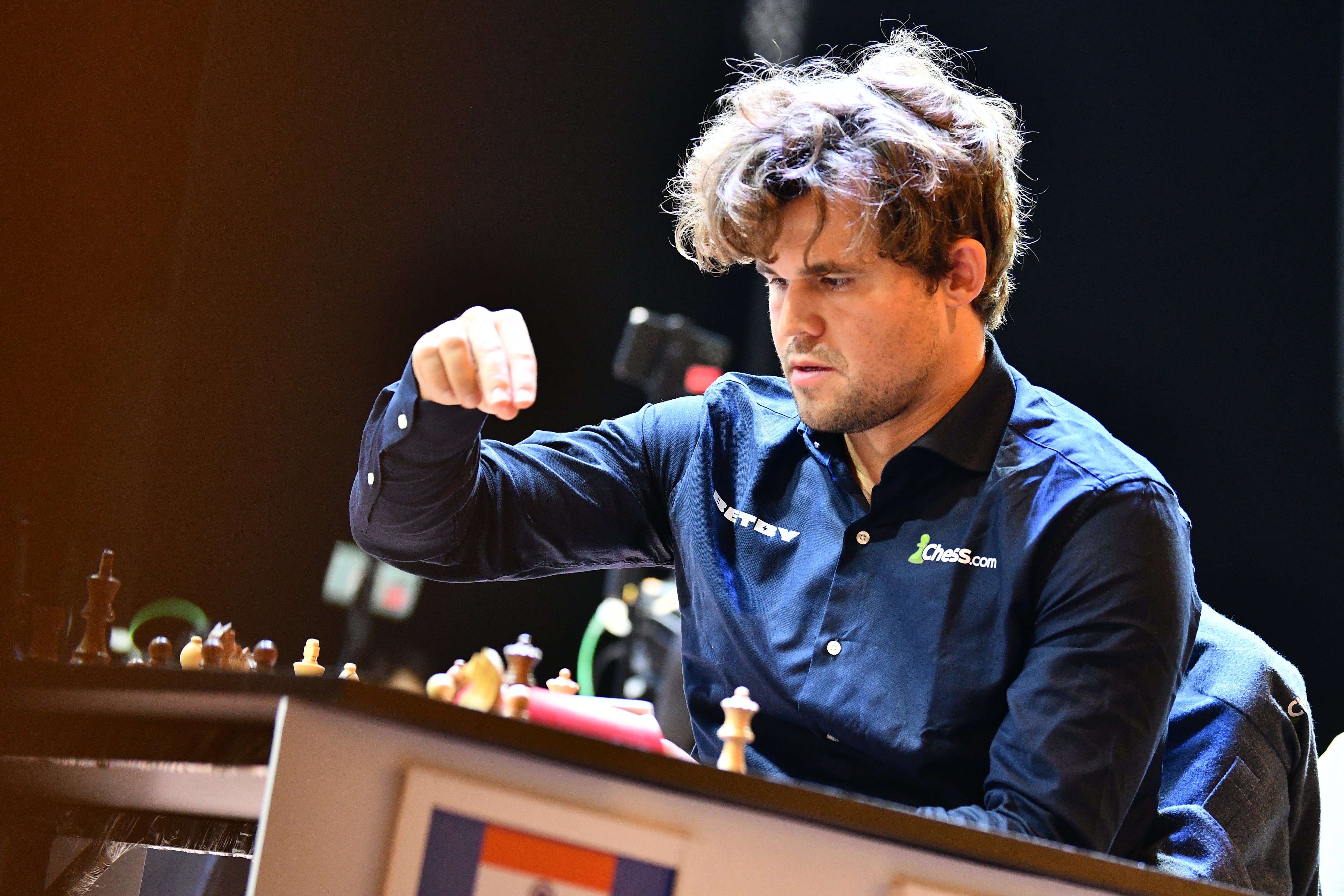 Magnus Carlsen, durante un torneo de ajedrez celebrado en Kolkata