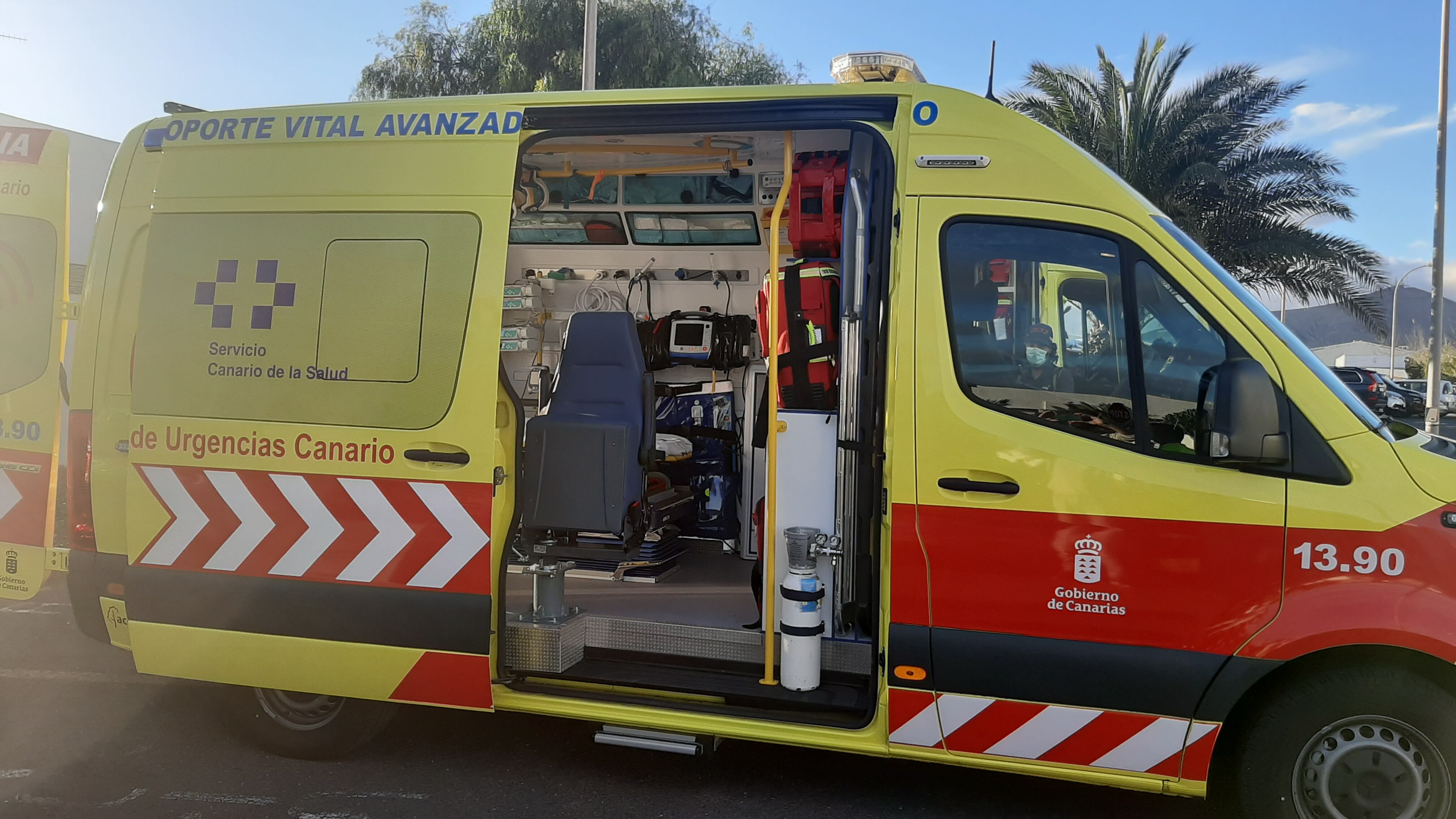 Ambulancia del Servicio de Urgencias Canario (SUC).