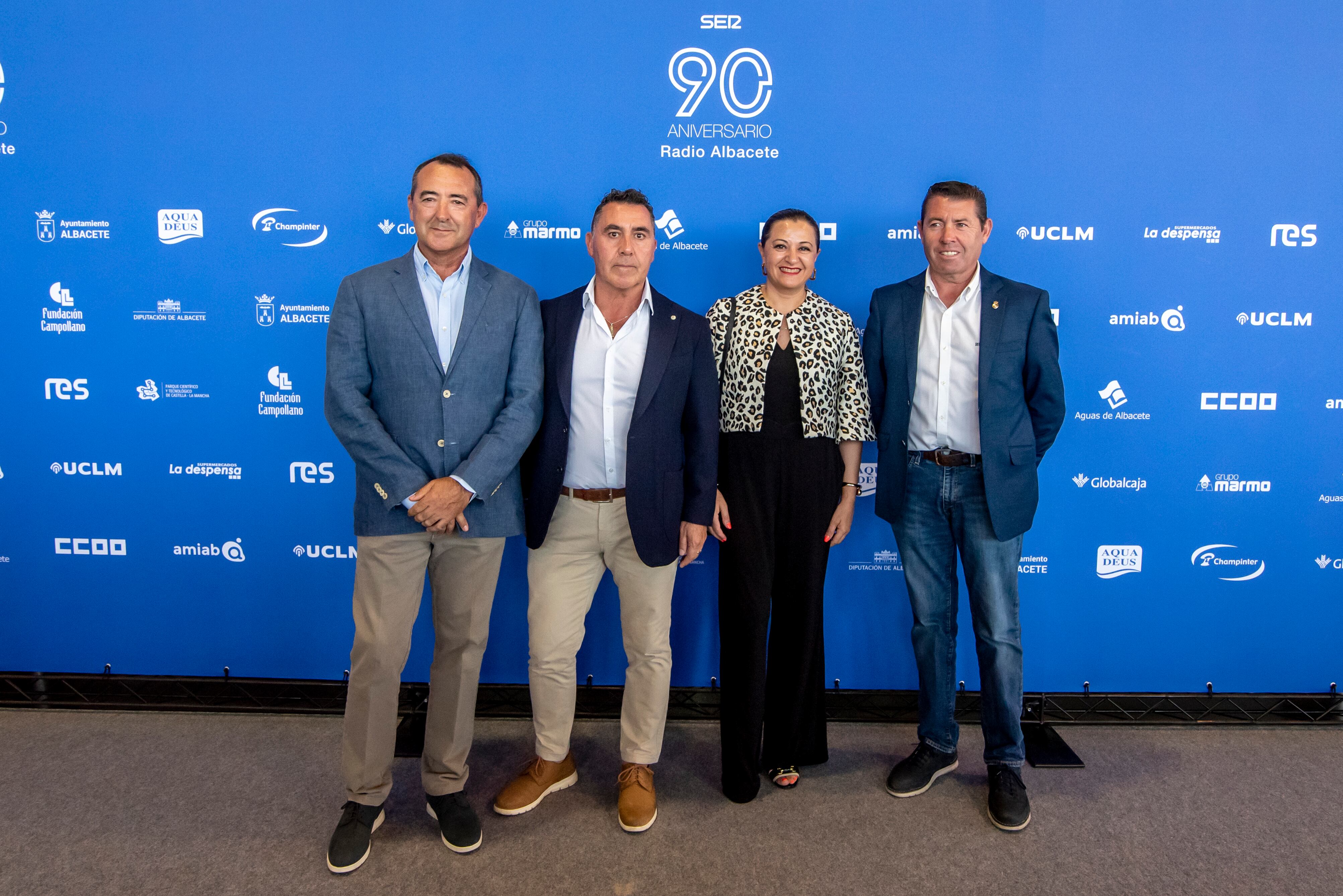 José Manuel Vázquez, Francisco Núñez, Cristina Vázquez, del equipo de Ferroice.