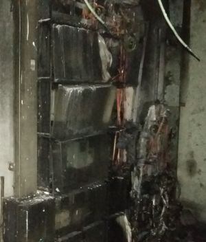 Imagen del cuadro eléctrico afectado