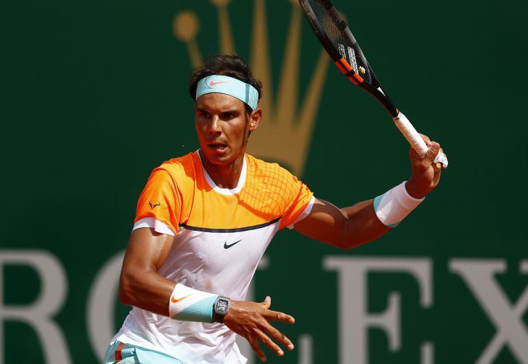 Rafa Nadal, durante el Master de tenis de Monte Carlo