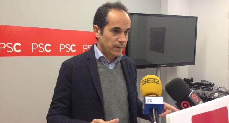 Francesc Vallès, a la seu del PSC aquest dijous.