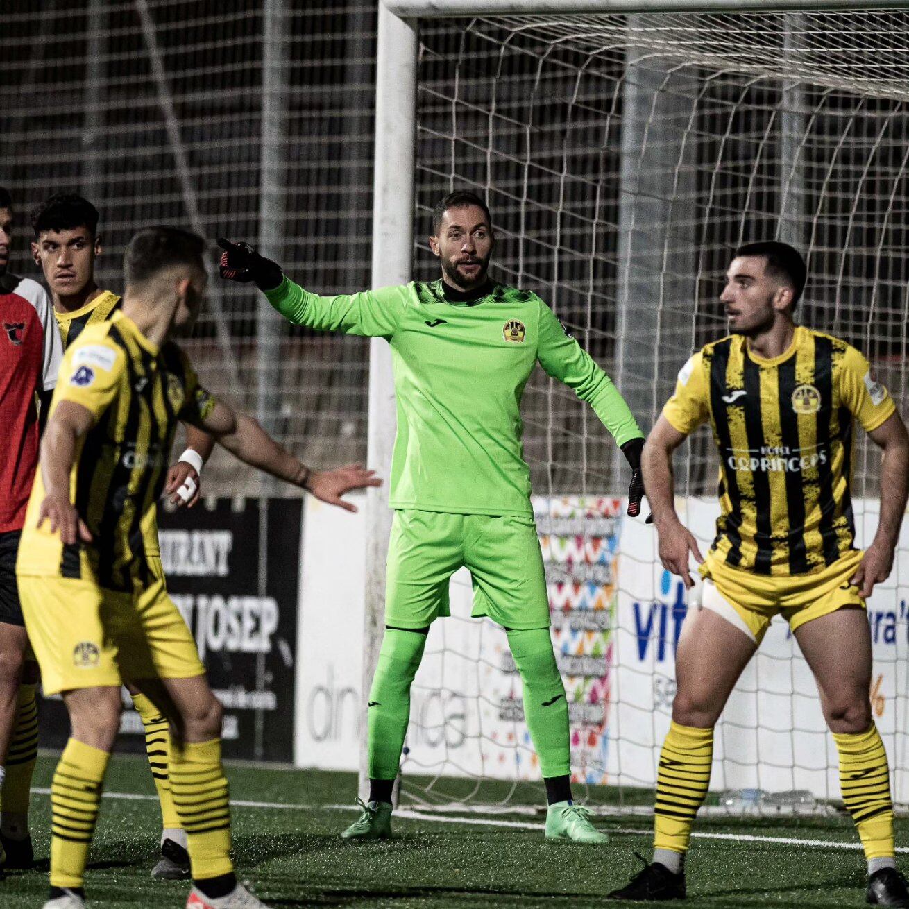 UE Santa Coloma-Penya Encarnada de la Lliga Multisegur disputat ahir.