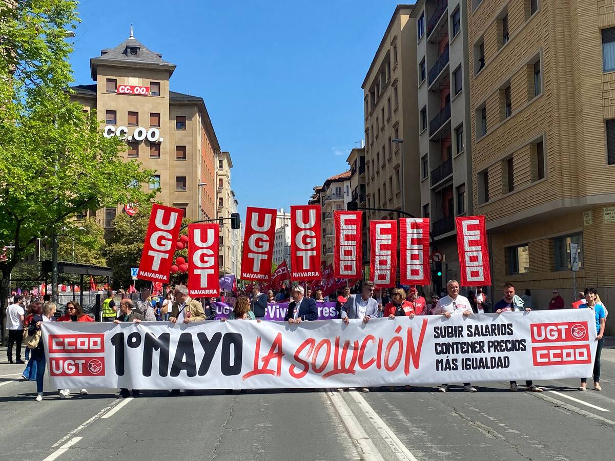 Entrevista a Jesús Santos, secretario general de UGT en Navarra