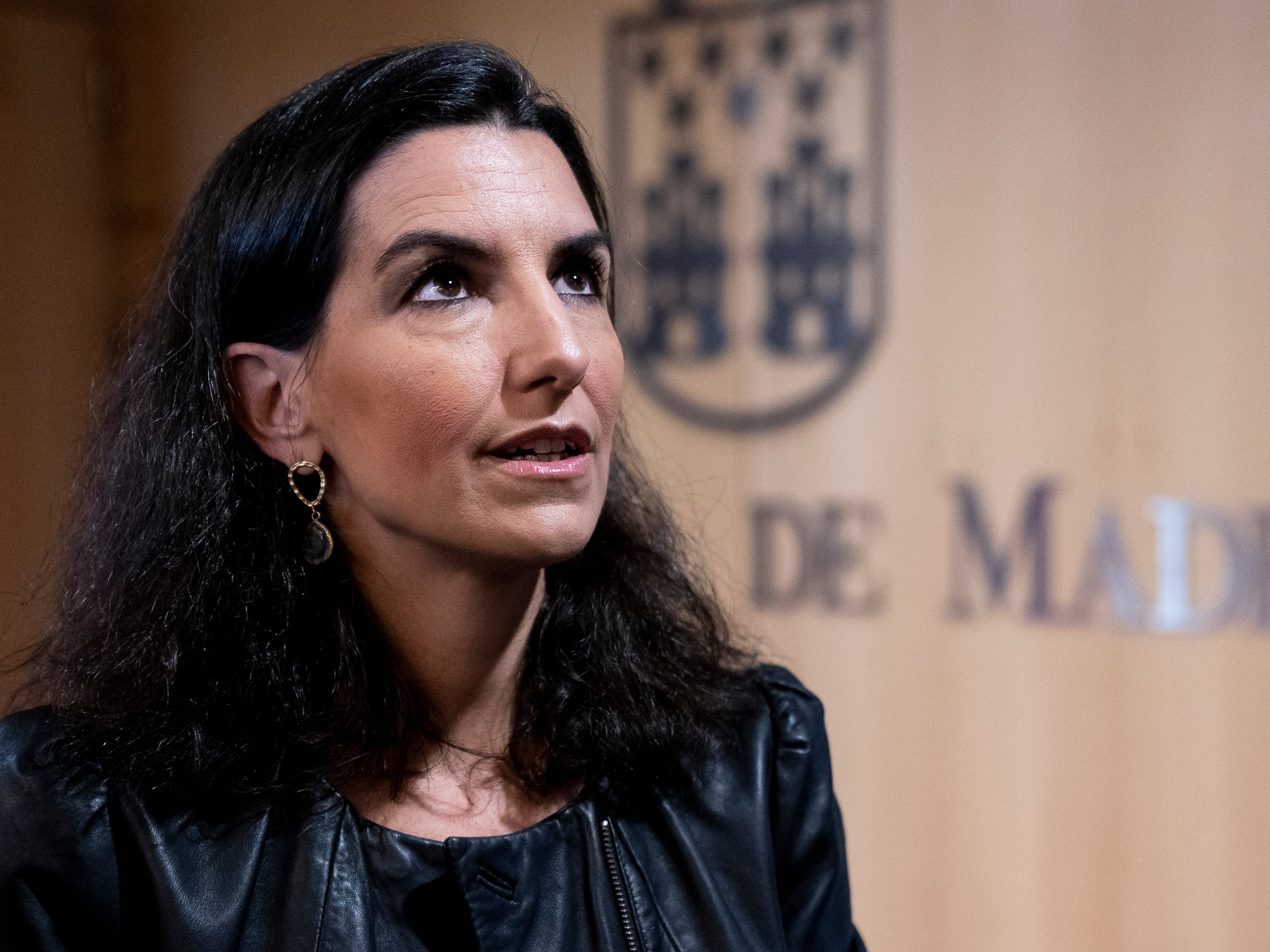 La portavoz de Vox en la Asamblea de Madrid, Rocio Monasterio, en diciembre de 2022