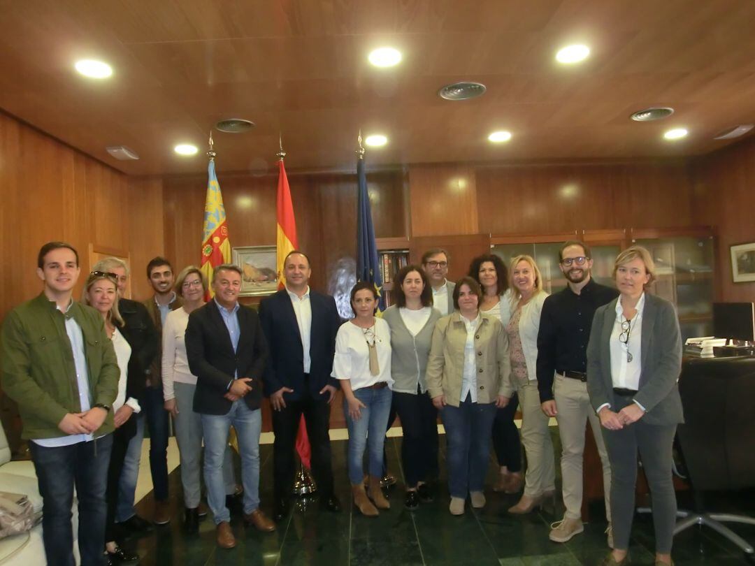 Visita institucional de Rubén Martínez Dalmau a Xàbia.