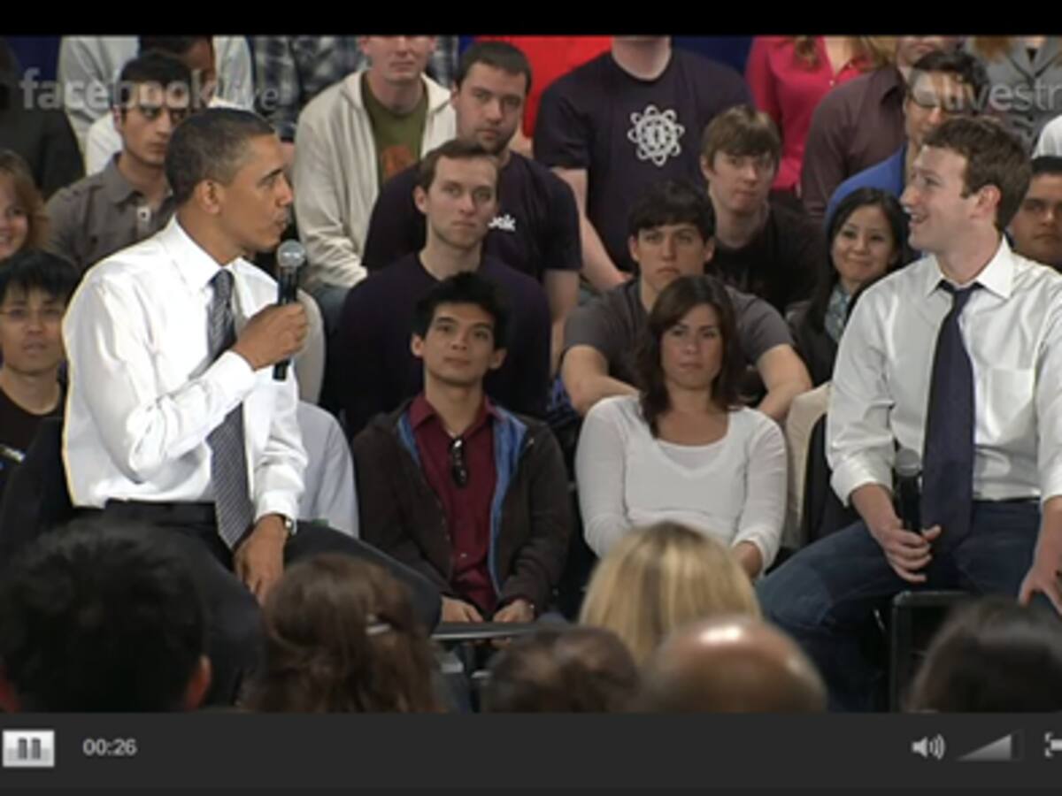 Obama presenta sus medidas antidéficit en un encuentro con la plantilla de Facebook