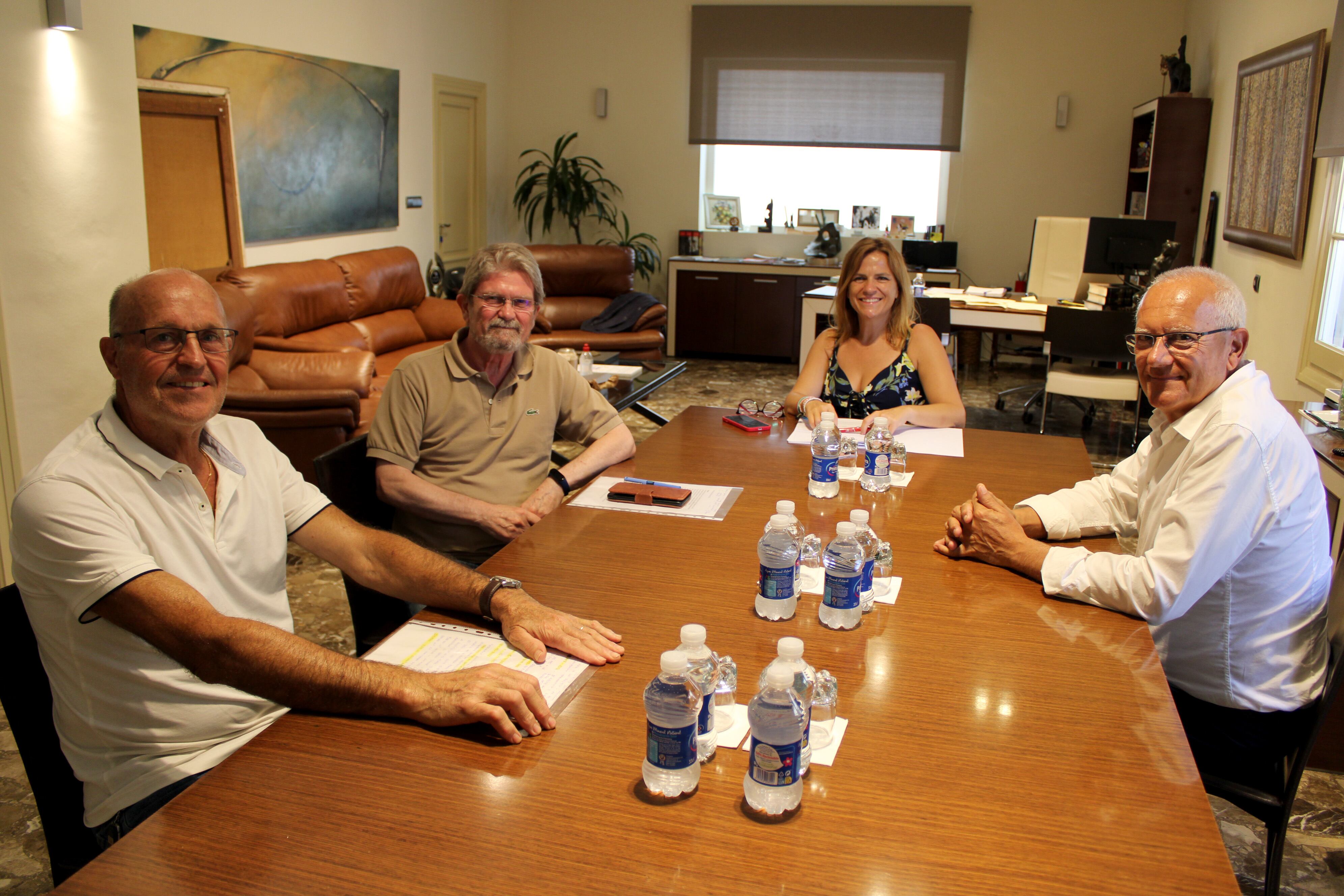 Reunión en el ayuntamiento de Dénia