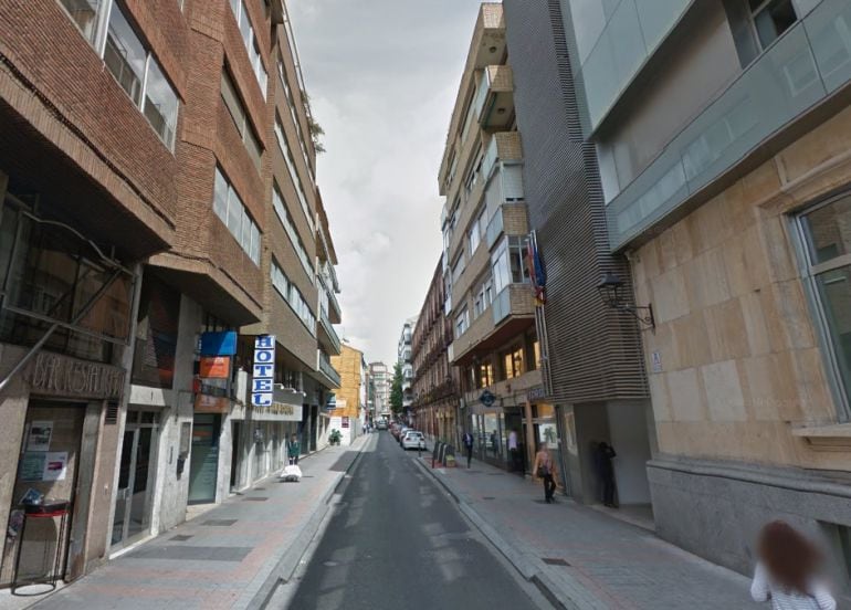 Calle Menéndez Pelayo de Palencia