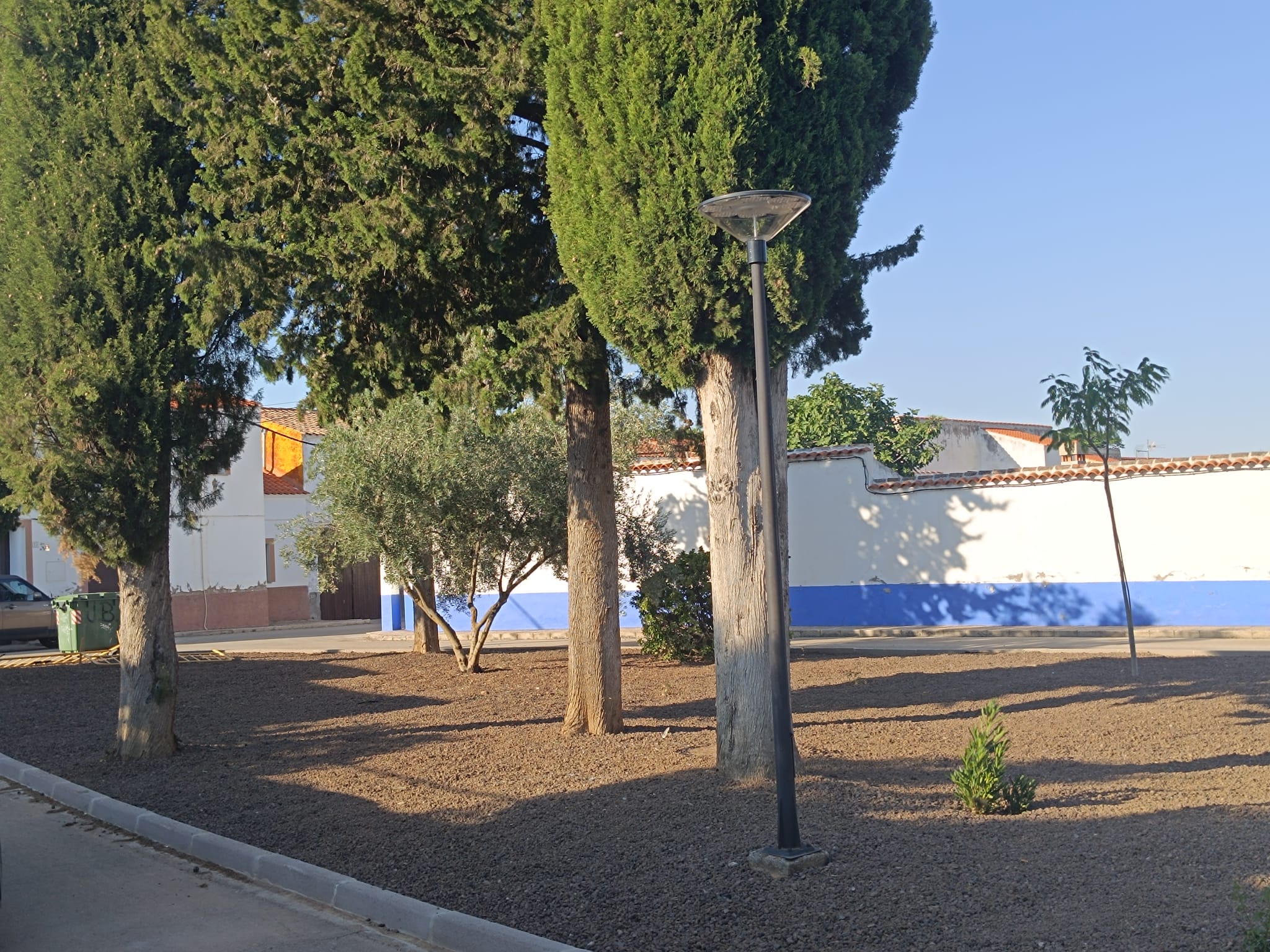 Zona ajardinada en Villalba de Calatrava