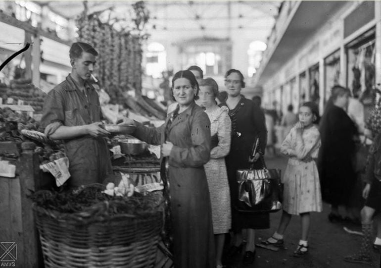 La Plaza de Abastos en 1930