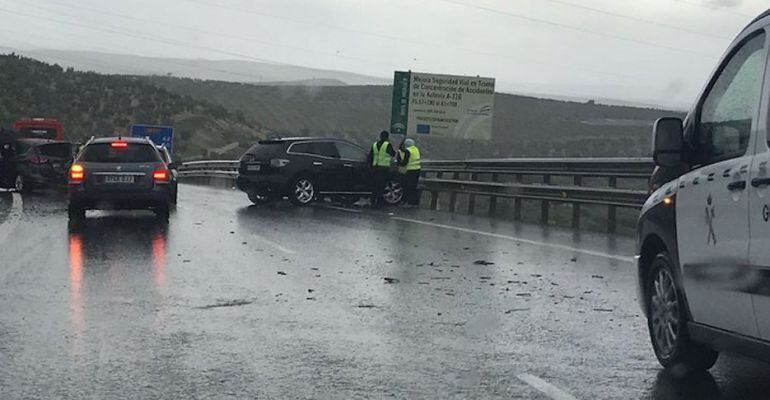 Accidente de tráfico ocurrido en la provincia el pasado 28 de febrero.