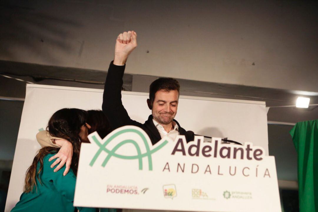 El candidato a la vicepresidencia de la Junta de Andalucía por Adelante Andalucía, Antonio Maíllo