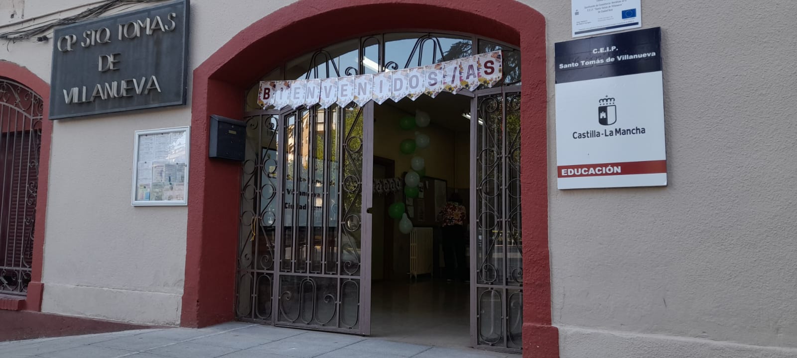 Primer día de clase en el Colegio Santo Tomás de Villanueva de Ciudad Real