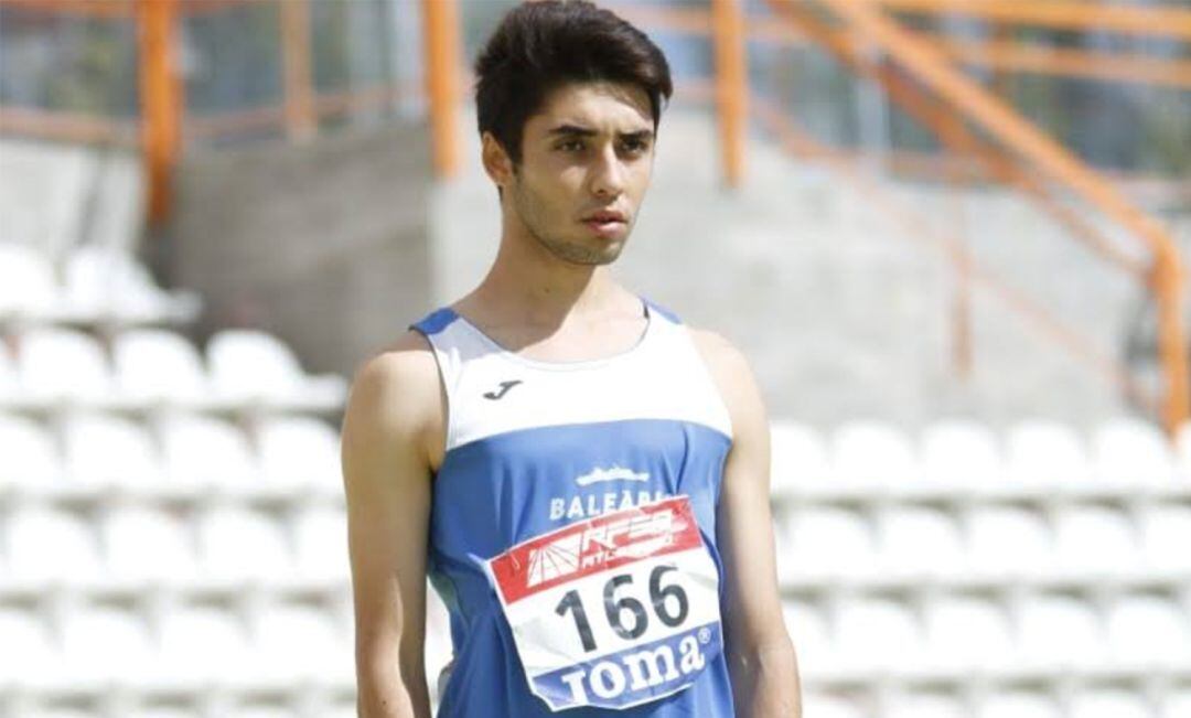 Joan Pérez Pons momentos antes de la salida.