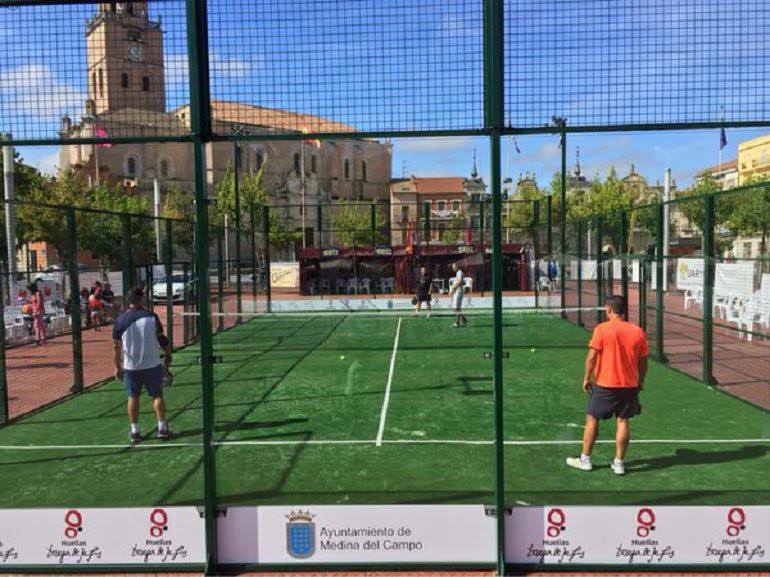 Imagen de uno de los partidos disputados en años anteriores en la Plaza Mayor