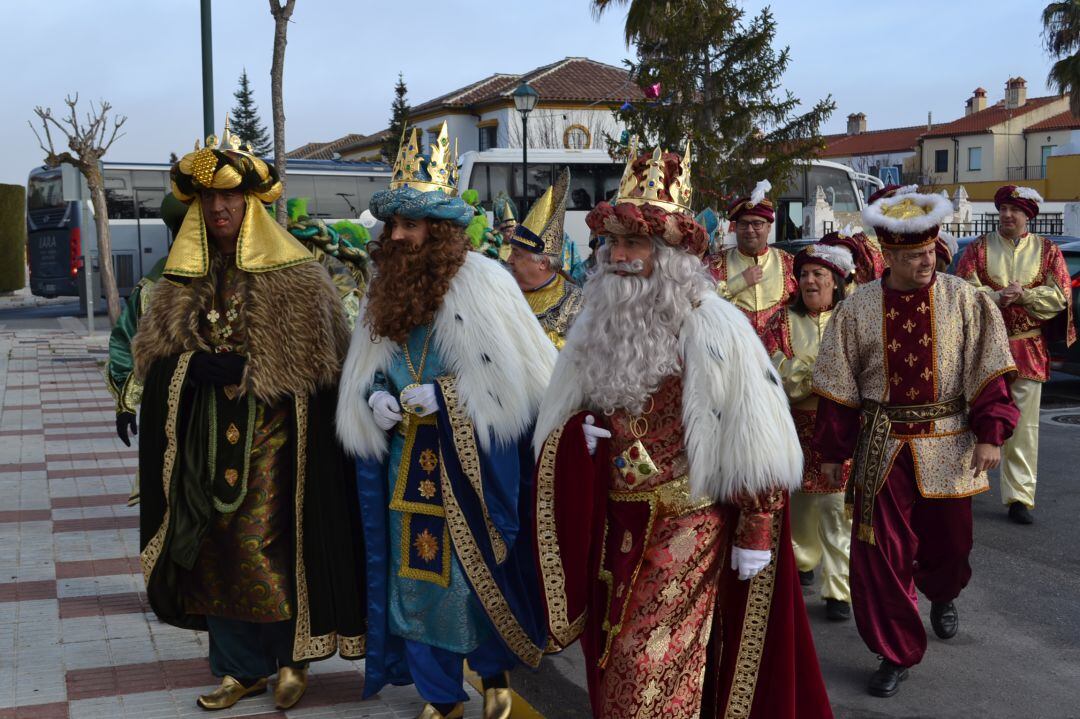 La comitiva de Sus Majestades, en su visita a Ronda en 2020, meses antes del comienzo de la pandemia