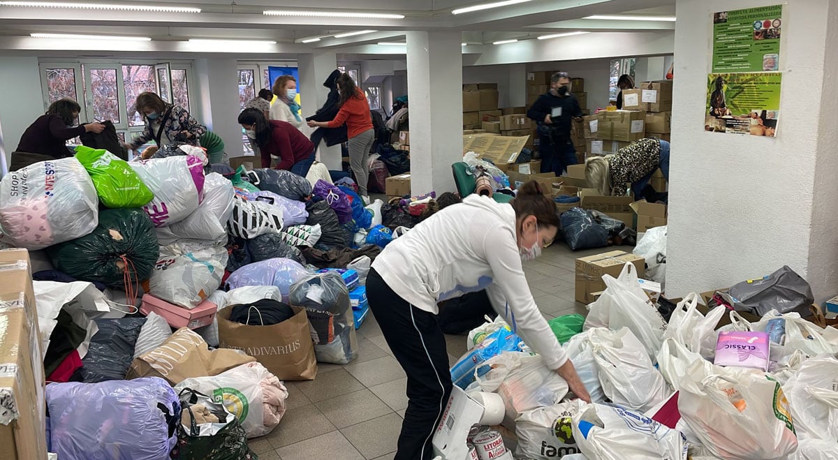 Donaciones de los vecinos de Puertollano con destino a Ucrania