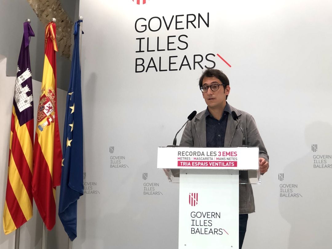 Iago Negueruela, portavoz del Govern