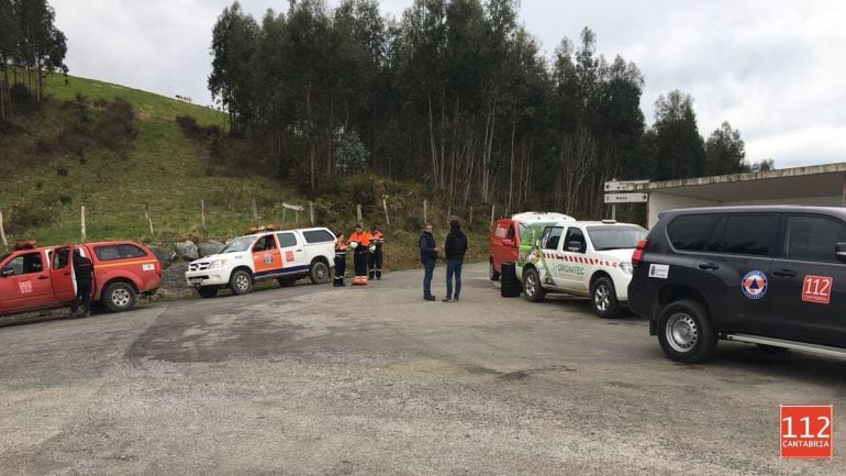 Operativo de búsqueda del hombre desaparecido en Colindres