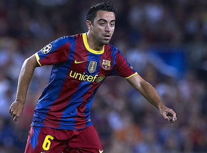 Xavi, uno de los mejores jugadores del mundo