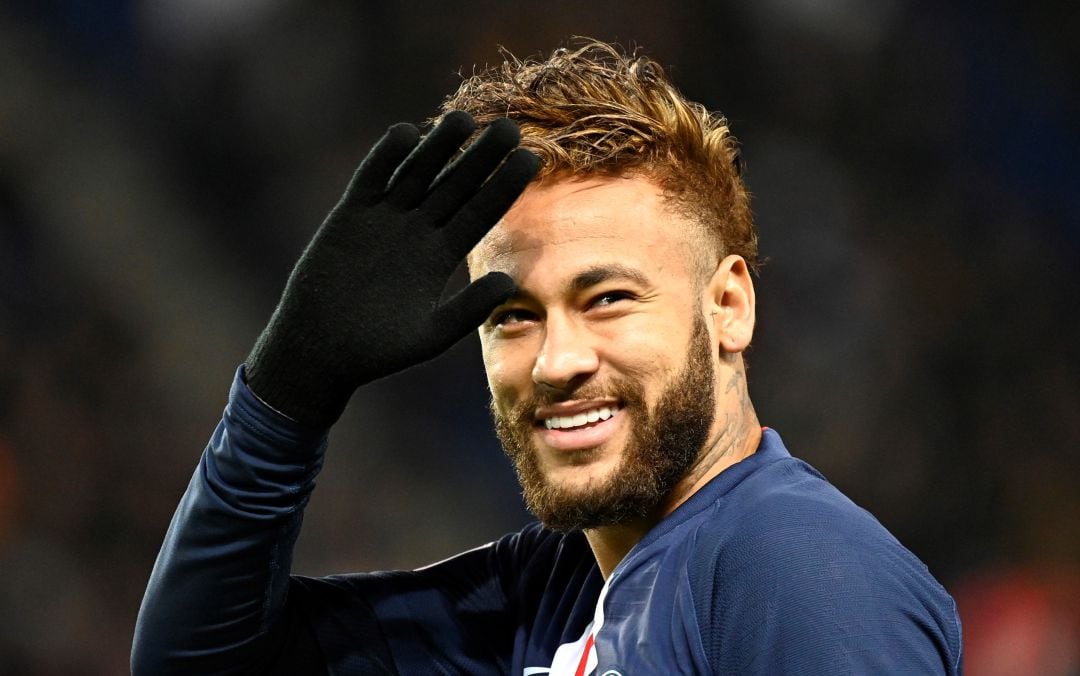 Neymar, durante un partido contra el Lille.