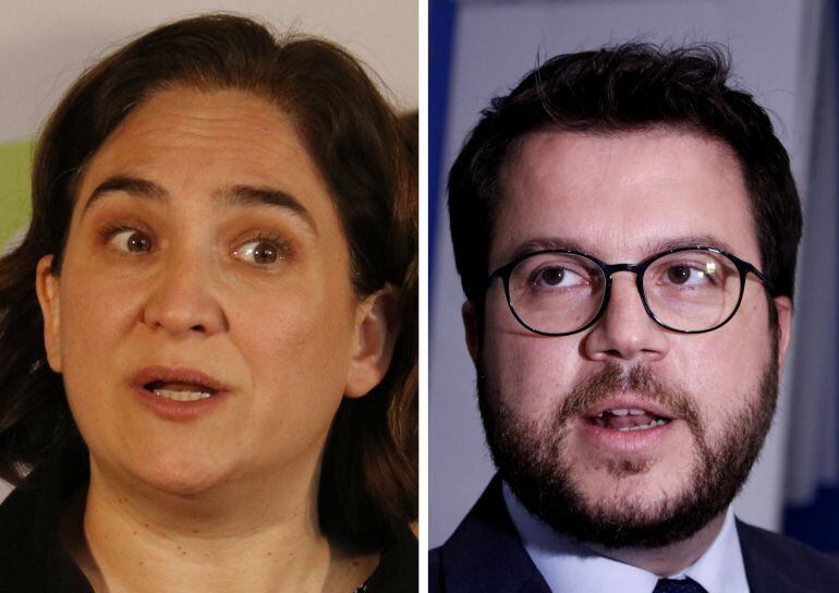 Ada Colai i Pere Aragonès, en imatges d'arxiu