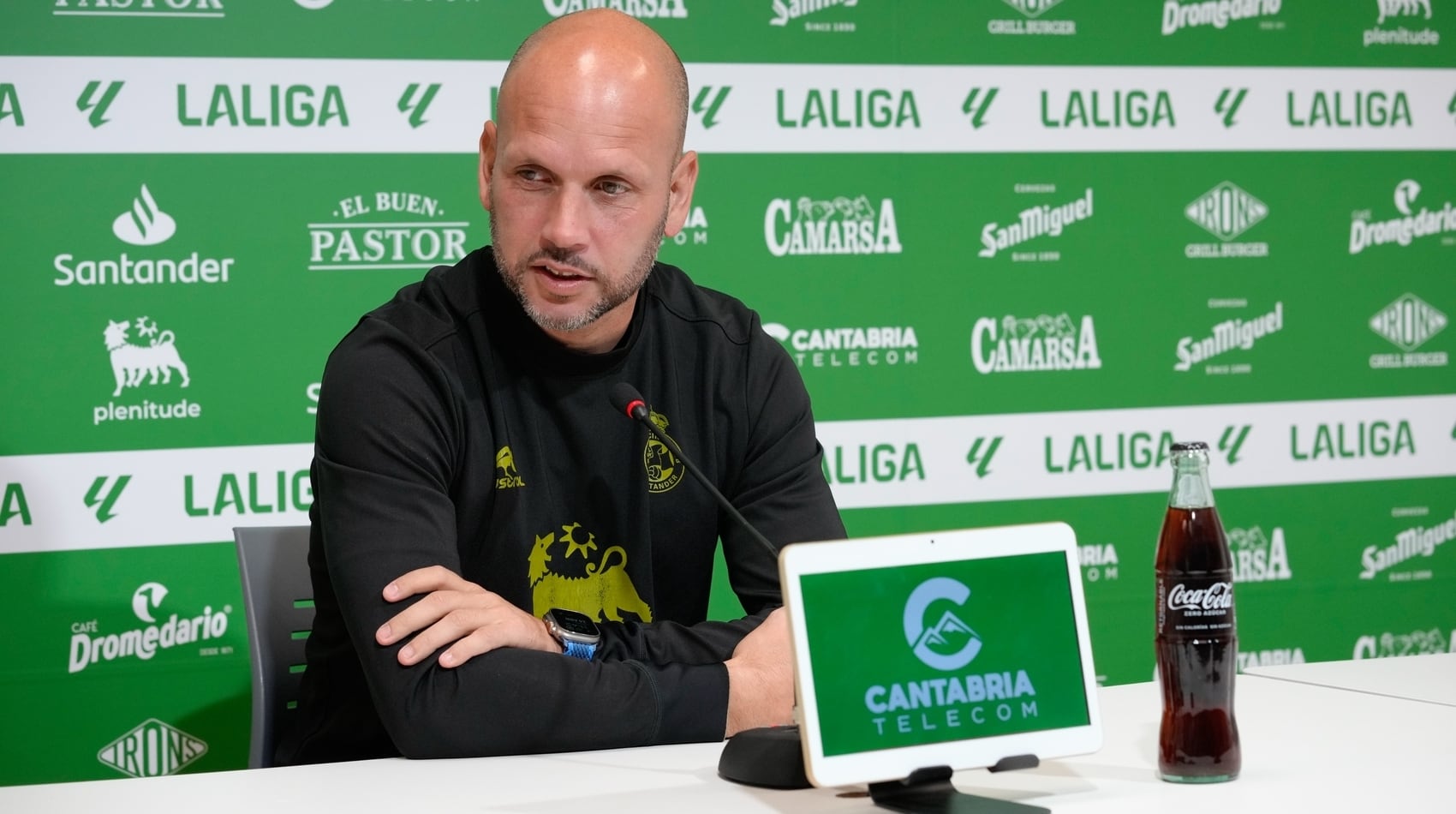 José Alberto, en la previa del partido contra el Andorra.