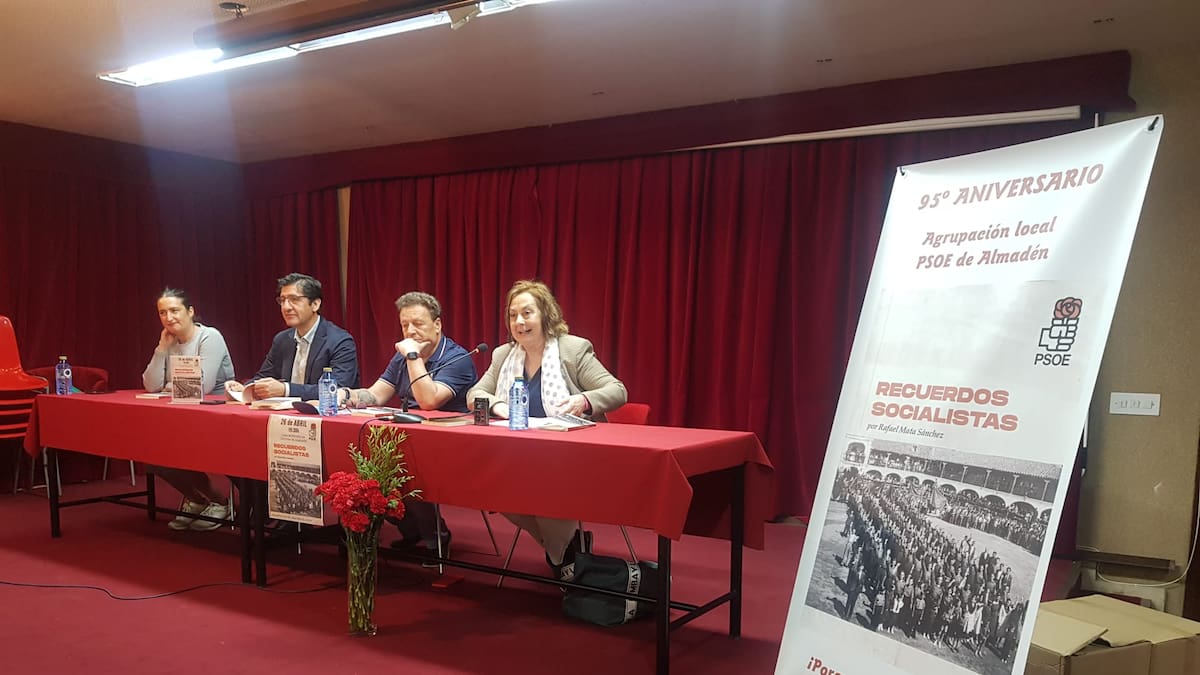 Presentación libro Recuerdos Socialistas Almadén