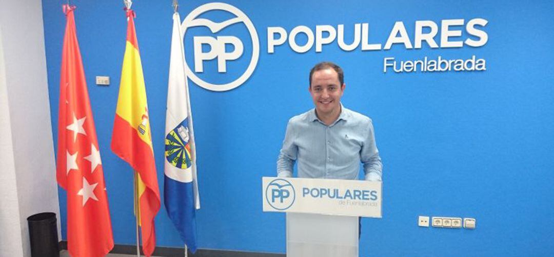 Sergio López es el candidato del PP al Ayumntamiento de Fuenlabrada en las próximas elecciones municipales de mayo. 