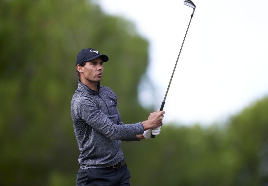 Nadal en el Campeonato Profesional de Golf de Baleares