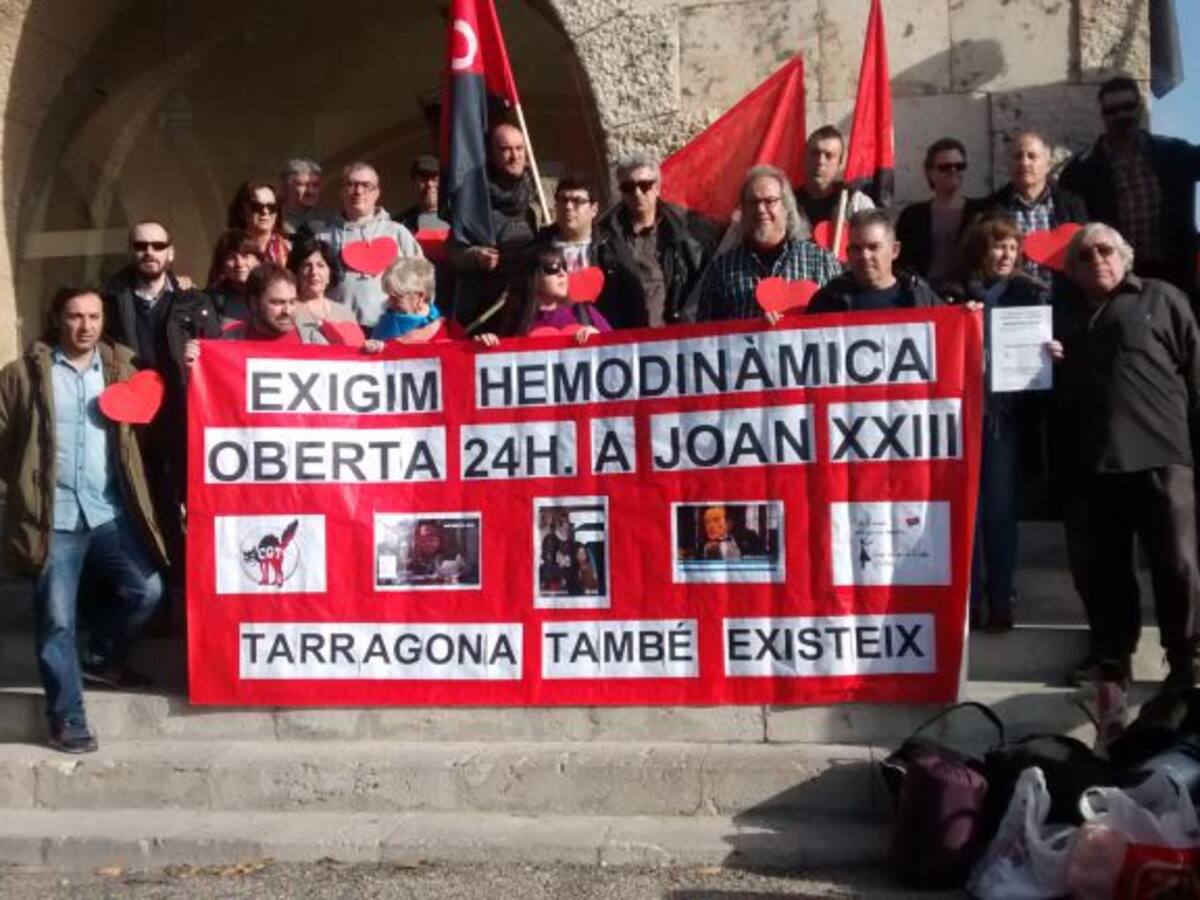 Tancada per exigir l'obertura del servei les 24 hores a Tarragona