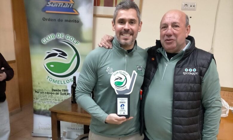 José Domingo López, brillante ganador de la Orden de Mérito 2025 del Club de Golf Tomelloso