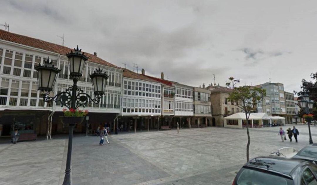 Plaza de España de Aguilar de Campoo (Palencia)