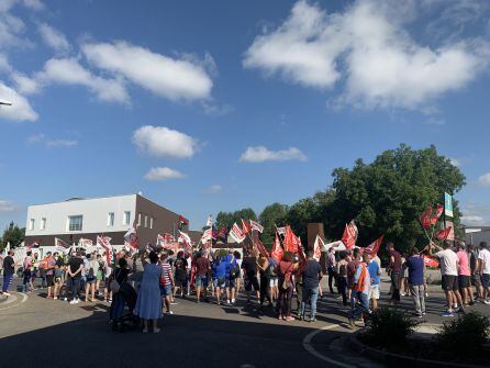 Protestas de los trabajadores de LM en Ponferrada