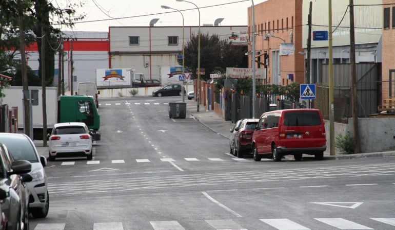 El polígono, unos de los más antiguos de Leganés, se ha renovado en la mayoría de sus calles