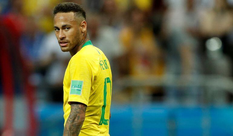 Neymar, en el Mundial de Rusia.