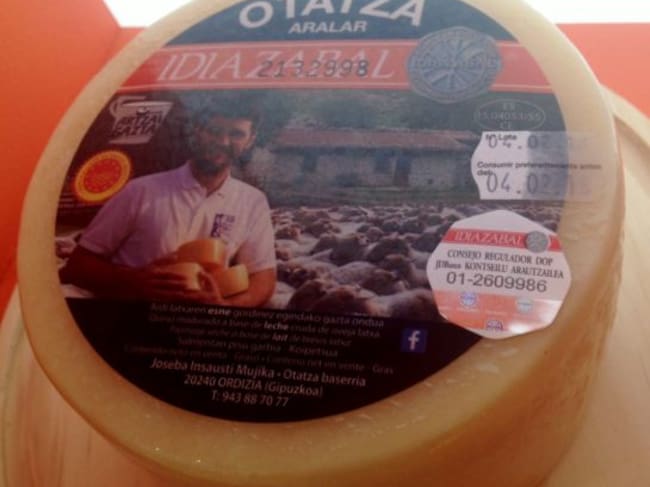 Otatza, Premio Alimentos de España al mejor queso de 2015.