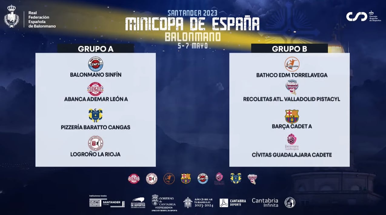 Sorteo MINI COPA de España de Balonmano