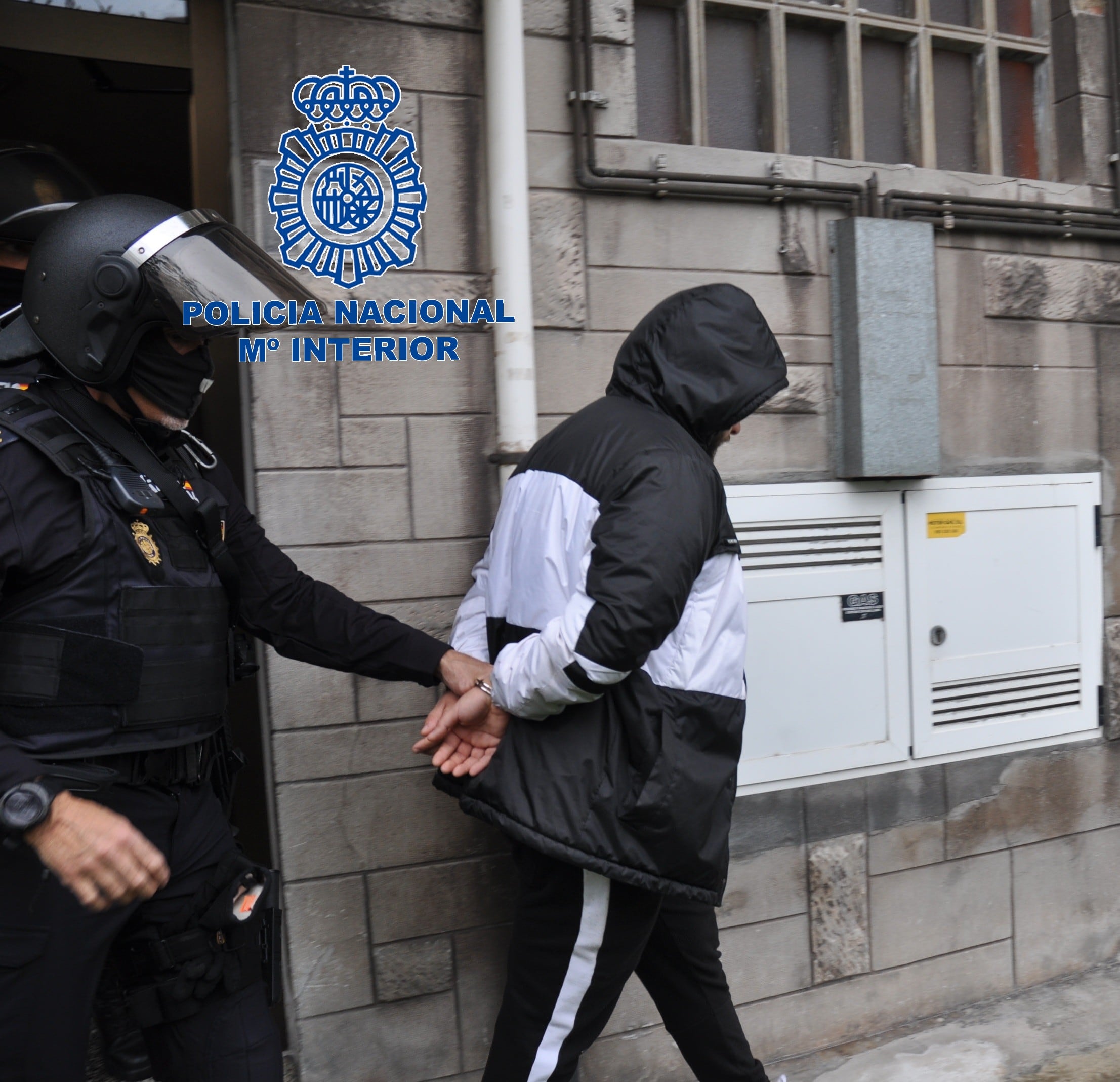 Uno de los dos detenidos en Gijón.