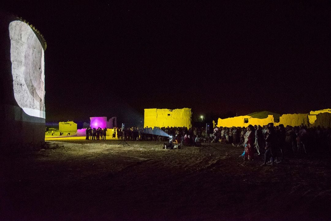 Un momento del multitudinario acto en Villamartín de Campos (Palencia)