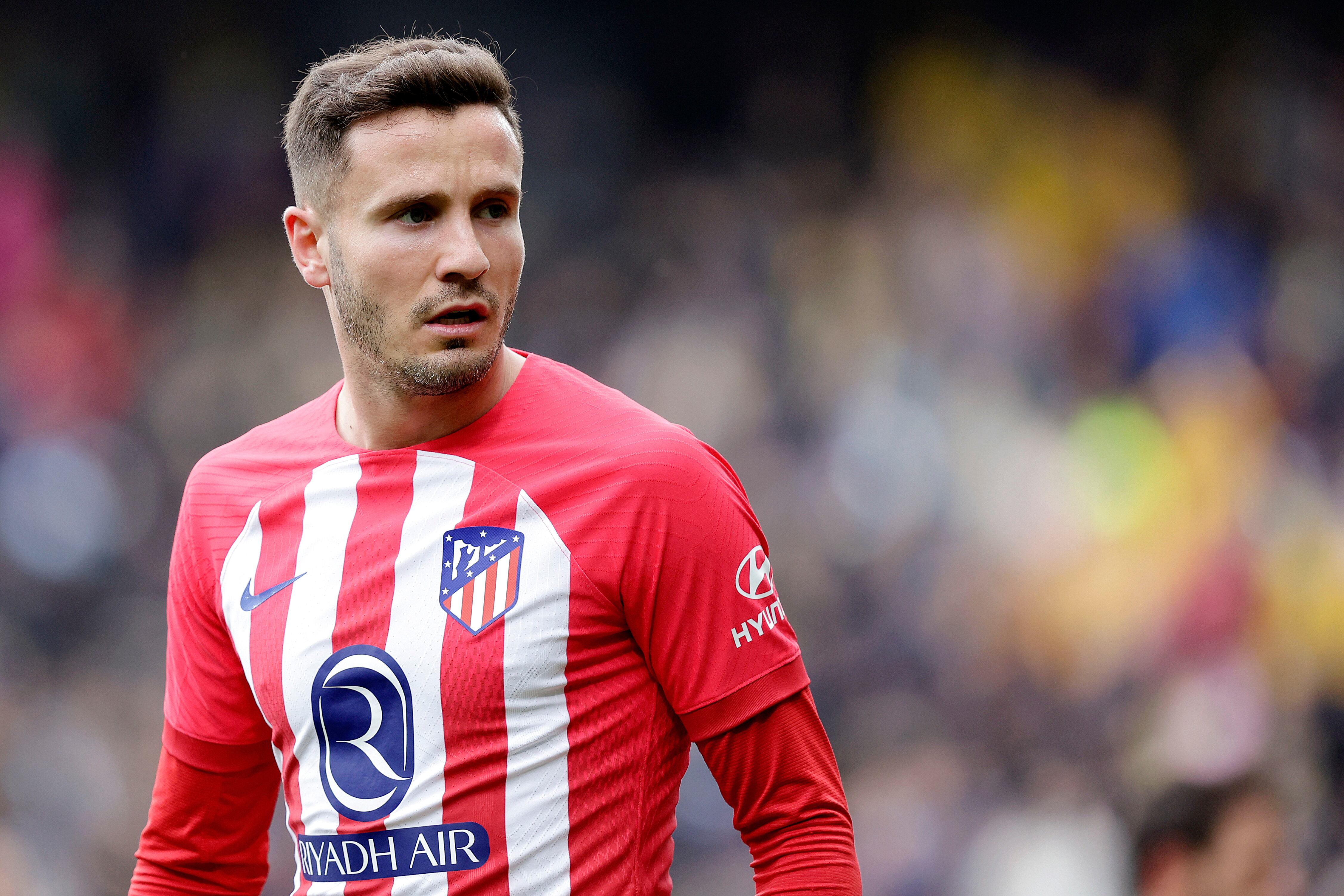 Saúl Ñíguez, durante un partido con el Atlético de Madrid