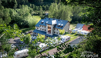 El camping Bielsa es uno de los participantes en la Jornada de Tapas. Foto: Campings Aragón