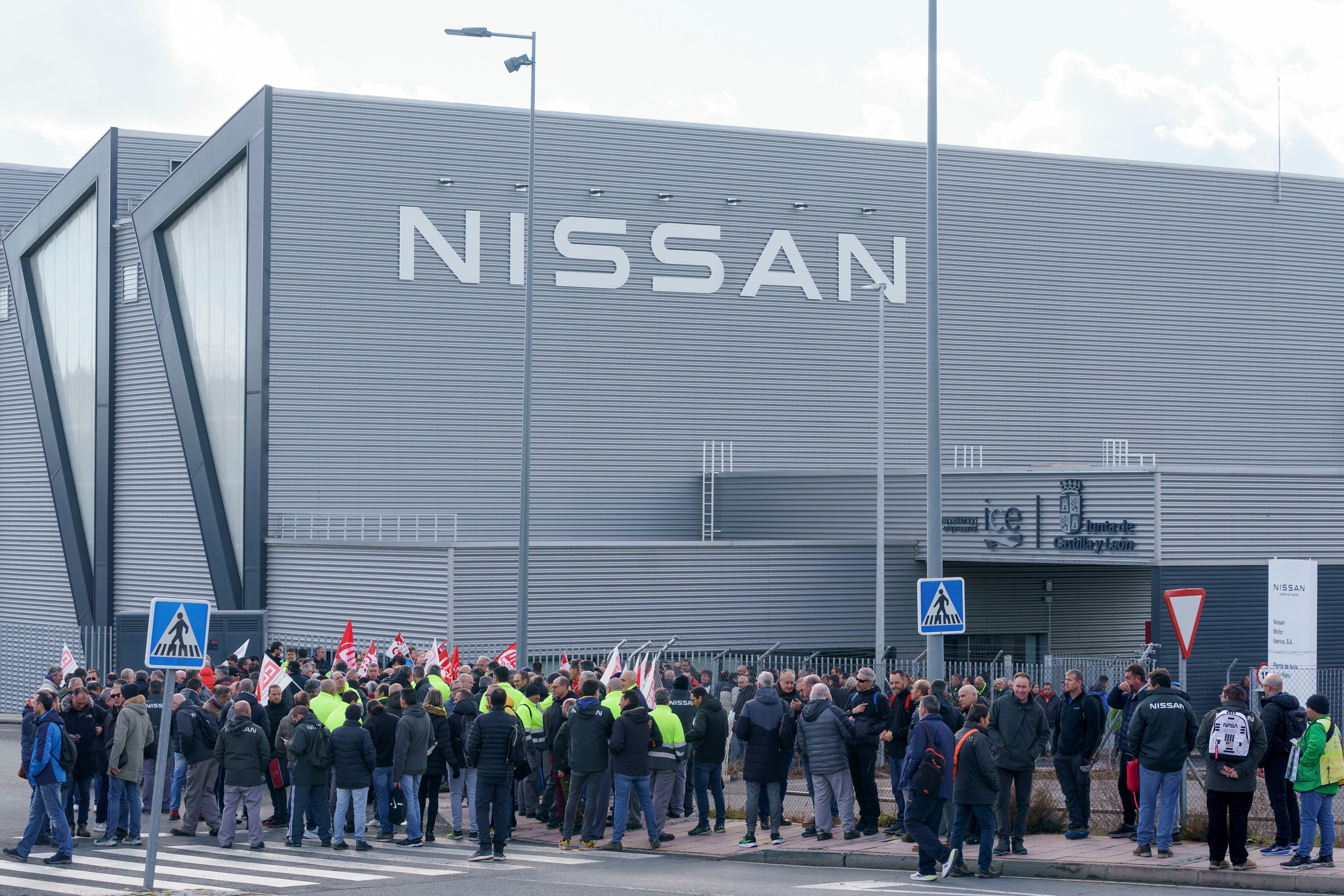 ÁVILA, 14/01/2026.- El comité de empresa de Nissan en Ávila ha convocado una huelga de una hora para los cerca de 500 empleados que la multinacional japonesa tiene en la planta de Nissan en Ávila, ante la falta de acuerdo con la dirección ante el nuevo convenio colectivo. Factoría de Nissan en Ávila EFE/ Raúl Sanchidrián