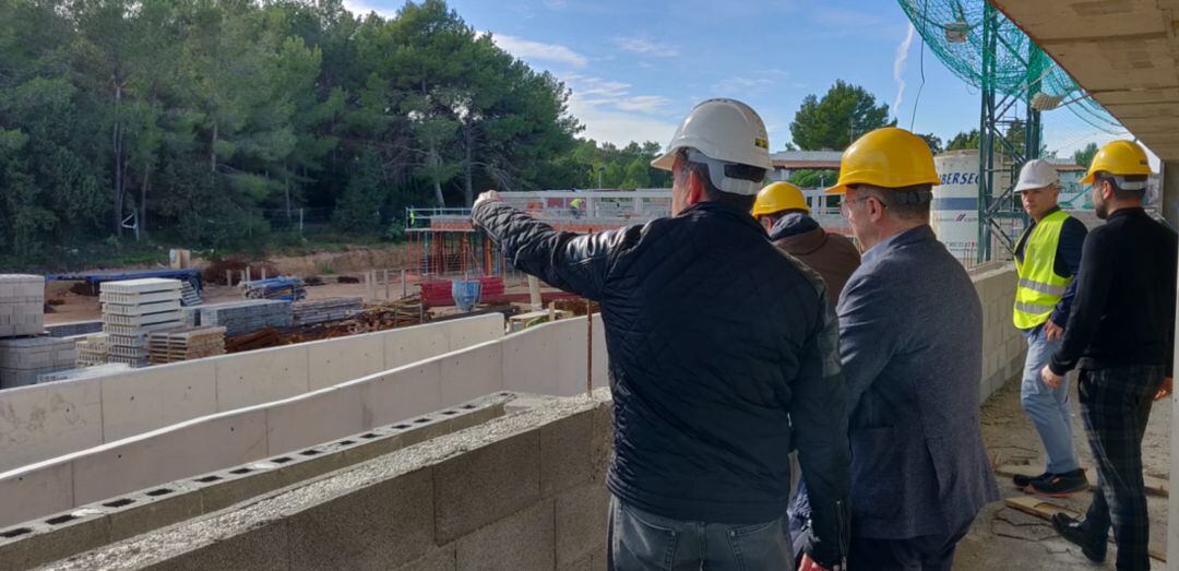 El alcalde de Sant Josep ha visitado esta mañana las obras