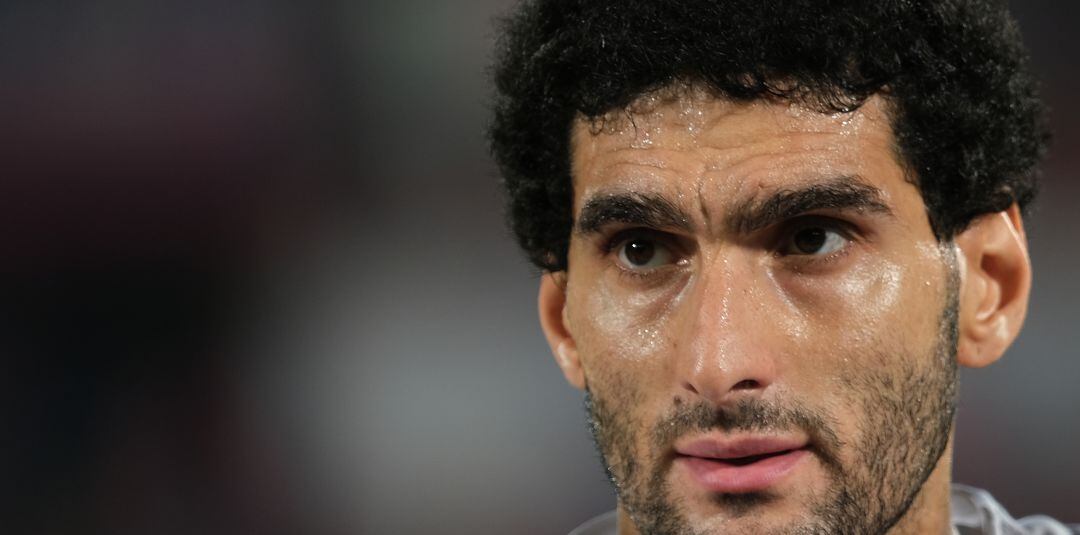 Fellaini, durante un partido de la liga china