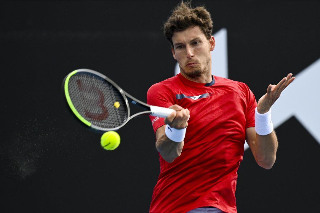 Pablo Carreño durante su partido contra Nishikori.